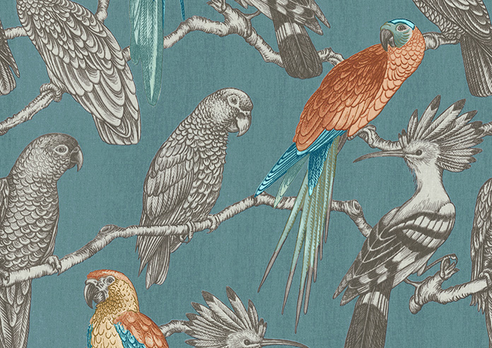 Aviary, Lagoon - Twist&Fit Roman Blind - Image 7